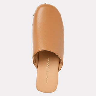 Andre Assous Jocelyn clog in Cognac leather - view 3