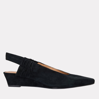 Andre Assous Odeya suede slingback heel in Black - view 1