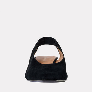 Andre Assous Odeya suede slingback heel in Black - view 5