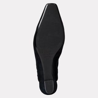 Andre Assous Odeya suede slingback heel in Black - view 7