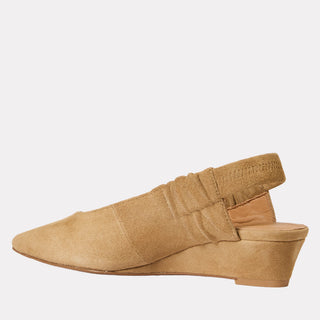 Andre Assous Odeya suede slingback heel in Sand - view 4