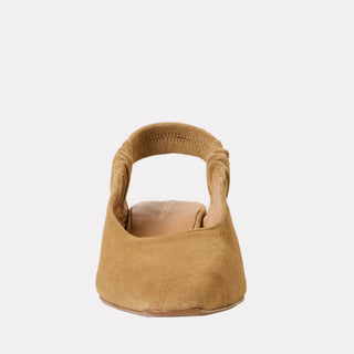 Andre Assous Odeya suede slingback heel in Sand - view 5