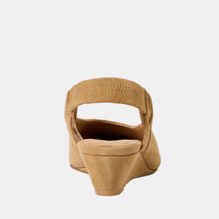 Andre Assous Odeya suede slingback heel in Sand - view 6