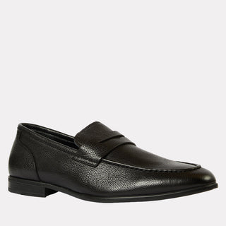 Andre Assous Thomas leather loafer in Black - side