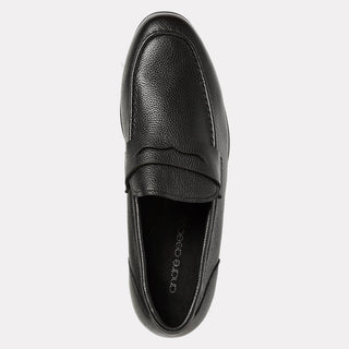Andre Assous Thomas leather loafer in Black - angled view