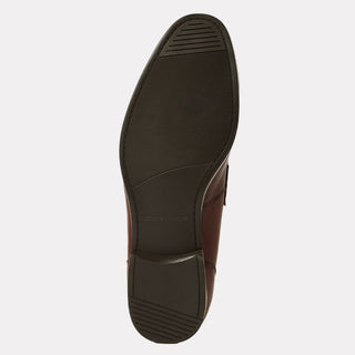 Andre Assous Thomas leather loafer in Cognac - detail