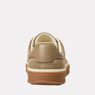 Andre Assous Xander suede sneaker in Taupe - sole