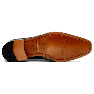 Marco Di Milano Anzio Newspaper & Gray Exotic Alligator / Calfskin Leather Derby (MDM1037)