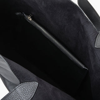 Aquatalia Ari leather tote bag in Black - detail