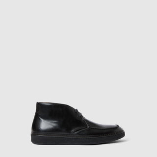 Aquatalia Bronte black leather chukka boot - view 1