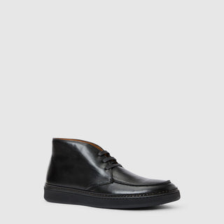 Aquatalia Bronte black leather chukka boot - view 2