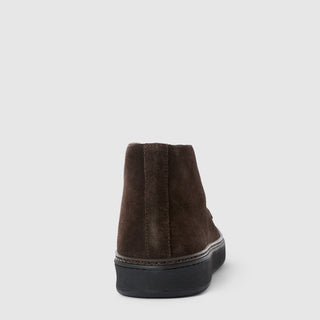 Aquatalia Bronte dark brown suede chukka boot - view 6