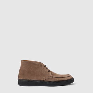 Aquatalia Bronte taupe suede chukka boot - view 1
