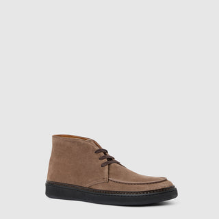 Aquatalia Bronte taupe suede chukka boot - view 2
