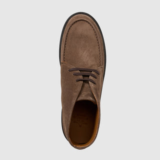 Aquatalia Bronte taupe suede chukka boot - view 4