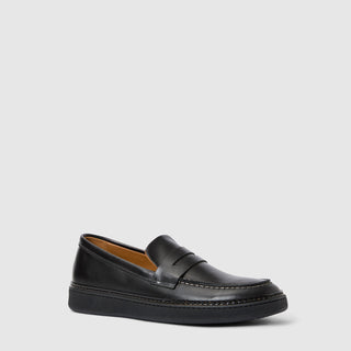 Aquatalia Bucarest black leather loafer - view 2