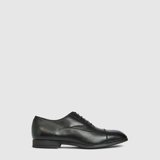 Aquatalia Centro black leather Oxford - view 1