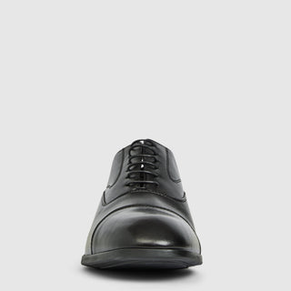 Aquatalia Centro black leather Oxford - view 5