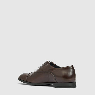 Aquatalia Centro dark brown leather Oxford - view 4