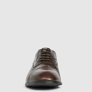 Aquatalia Centro dark brown leather Oxford - view 5