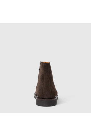 Aquatalia Palmiro dark brown suede leather boot - view 6