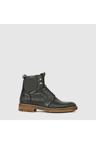 Aquatalia Rovello black calfskin leather boot - view 1