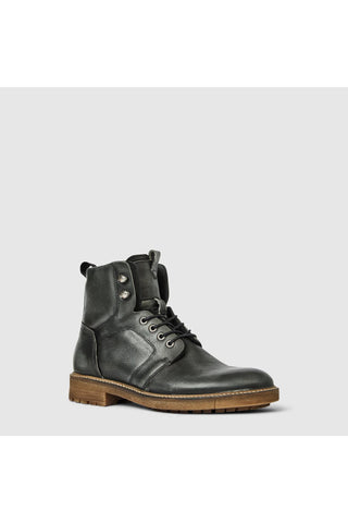 Aquatalia Rovello black calfskin leather boot - view 2