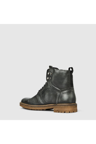 Aquatalia Rovello black calfskin leather boot - view 4