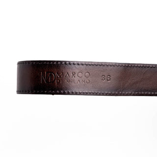 Marco Di Milano Arkansas Men’s Natural Genuine Python Skin Belt (MDMB1046)