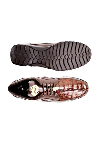 Belvedere Vasco Hornback & Leather Sneakers