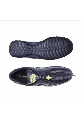 Belvedere Vasco Hornback & Leather Sneakers