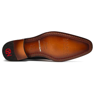 Marco Di Milano Bono Men's Shoes Black Genuine Alligator Whole-Cut Oxfords (MDM1183)