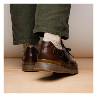 Marco Di Milano Brescia Men's Shoes Brown Genuine Snake Skin / Calf-Skin Leather Sneakers (MDM1124)