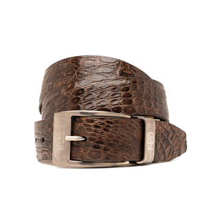 Marco Di Milano Massimo Men's Brown Genuine Crocodile Belts (MDMB1051)