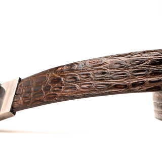 Marco Di Milano Massimo Men's Brown Genuine Crocodile Belts (MDMB1051)