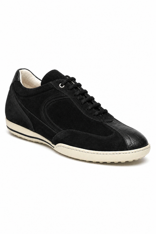 Caporicci Los Angeles Sneaker Black, three-quarter view