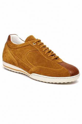Caporicci Los Angeles Sneaker Camel, three-quarter view