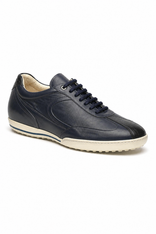 Caporicci Los Angeles Sneaker Navy, three-quarter view