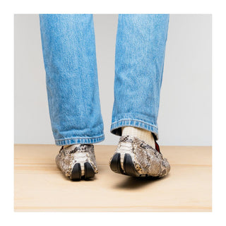 Marco Di Milano Capri Men's Shoes Natural Exotic Python Skin Horse-Bit Loafer (MDM1241)