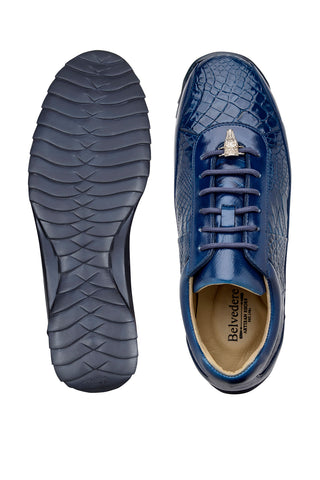 Belvedere Coda Alligator & Leather Sneaker