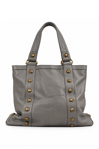 Dellamoda Colby Leather Tote Bag-Dellamoda