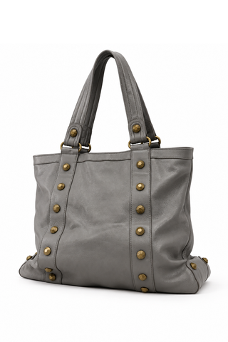 Dellamoda Colby Leather Tote Bag-Dellamoda