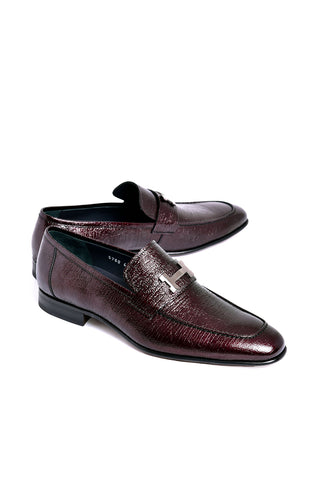 Corrente 5760V Vita Leather Loafer - Burgundy