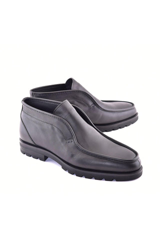 Corrente 7520 Leather Chukka Boot - Black