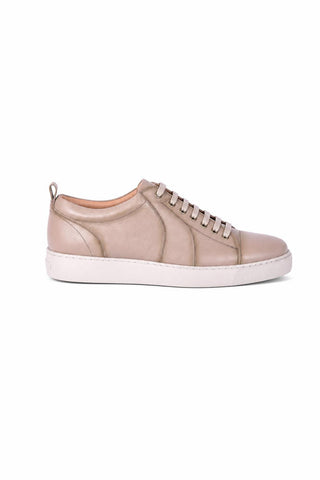 Dellamoda luxury image 01 · Corrente 7233 Leather Sneaker - Taupe