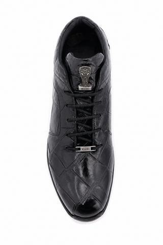 Dellamoda luxury image 05 · BLACK · 9015/1 Alligator Sneaker · BLACK