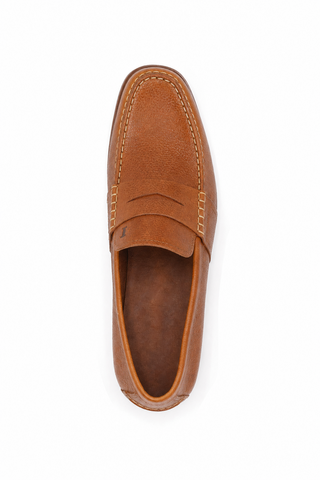 Tods Moassiomo Wilson Pebbeled Leather Brown (TDM14)-Dellamoda