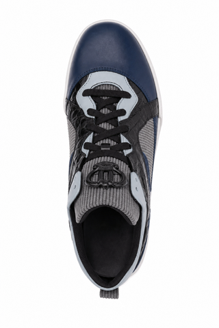Dellamoda luxury image 05 · ROYAL BLUE/SKY LARK/BLACK/LIGHT GREY · 8452 Multi Material Sneaker · ROYAL BLUE/SKY LARK/BLACK/LIGHT GREY