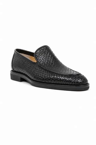 Dellamoda luxury image 02 · Artioli Gradara Woven Napa Leather Loafers