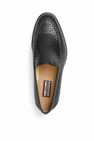 Dellamoda luxury image 05 · Artioli Gradara Woven Napa Leather Loafers